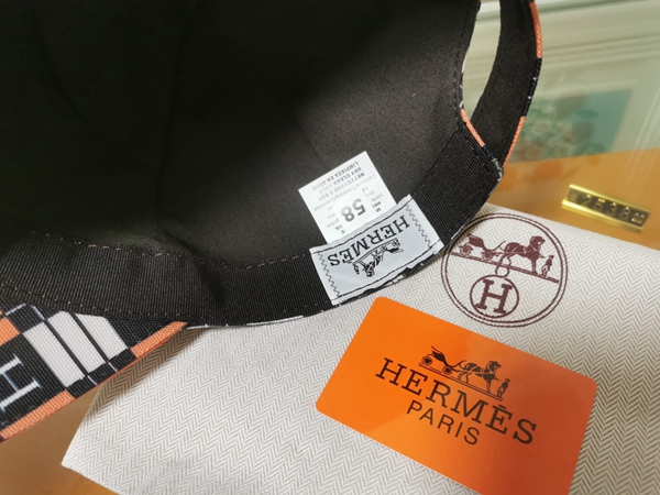 ブランド帽子角部分ディテール